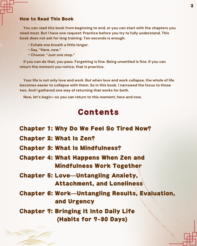 Back to Now: Zen × Mindfulness for Love and Work - eBook